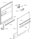 Схема №1 JSI6961S с изображением Затвор для посудомоечной машины Aeg 1529991208