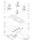 Схема №1 LPR 963 с изображением Кнопка для электропечи Whirlpool 480121101467