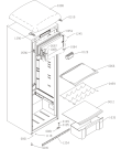 Схема №2 RB60299OB (395861, HTS2967F) с изображением Корпусная деталь для холодильной камеры Gorenje 397035