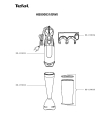 Схема №2 HB500831/BW0 с изображением Моторчик для электроблендера Tefal SS-193033