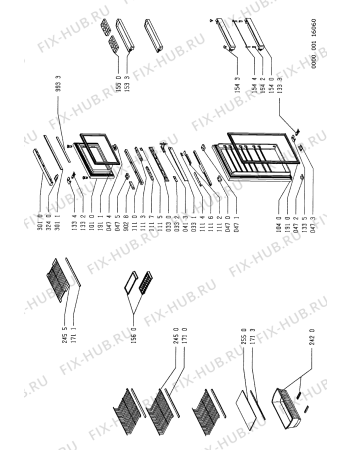 Схема №3 ARL 087/NEC426 с изображением Рукоятка для холодильника Whirlpool 481946049387