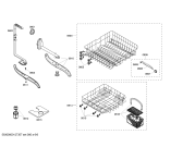Схема №6 SHX36L16UC DLX Series с изображением Ручка двери для посудомоечной машины Bosch 00664158