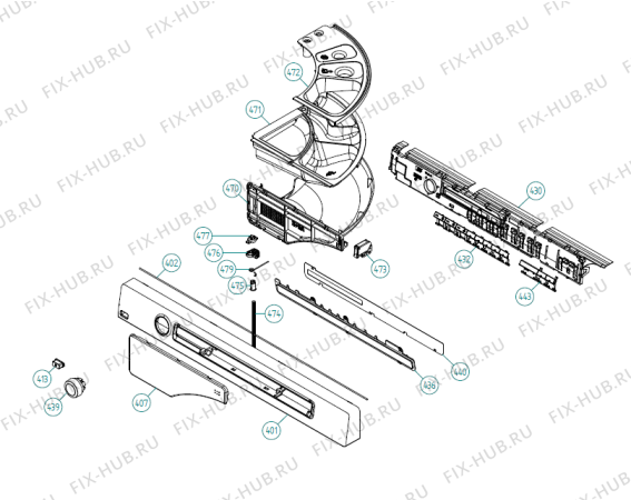 Взрыв-схема стиральной машины Gorenje WA6863 AT   -White #1886863400 (900003445, WM60.2) - Схема узла 04