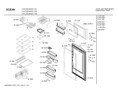 Схема №2 X1KCUB2400 с изображением Дверь для холодильной камеры Bosch 00243216