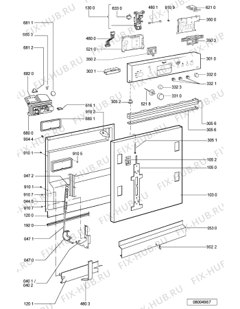 Схема №2 ADG6230IX9 (F091617) с изображением Инструкция по эксплуатации для посудомойки Indesit C00349347