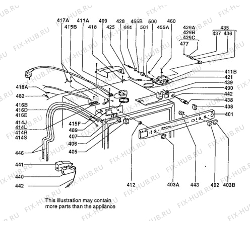 Взрыв-схема холодильника Electrolux RM4263 - Схема узла Petrol-equipment