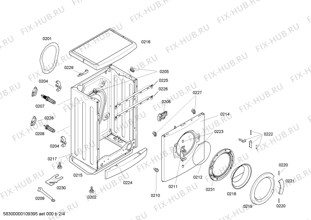 Схема №3 WFC1267IT Maxx 4 WFC 1267 с изображением Панель управления для стиралки Bosch 00444709