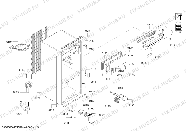 Схема №3 JC40FA20 с изображением Компрессор для холодильной камеры Bosch 00144818