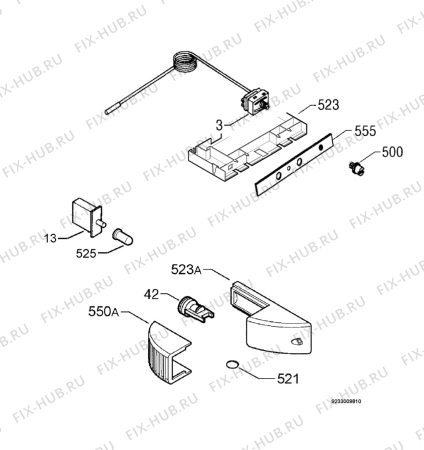 Взрыв-схема холодильника Aeg Electrolux SK88803-4I - Схема узла Diffusor