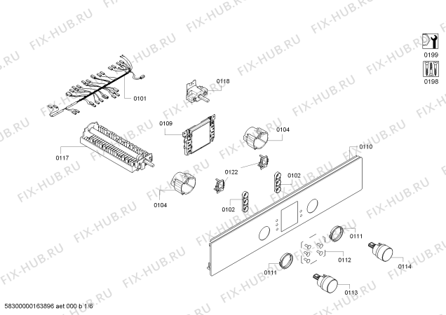 Схема №4 PHTB855250 с изображением Ручка управления духовкой для духового шкафа Bosch 00620078