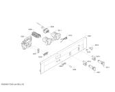 Схема №5 B14M62S3FR с изображением Панель управления для плиты (духовки) Bosch 00671479