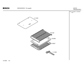 Схема №4 HBN2360GB с изображением Передняя часть корпуса для духового шкафа Bosch 00366709
