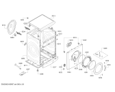Схема №6 CWF14E44 Constructa energy с изображением Панель управления для стиральной машины Bosch 11003043