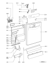 Схема №2 ADP2440WH (F092227) с изображением Сенсорная панель для посудомоечной машины Indesit C00338797