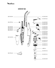 Схема №1 ADSA51(0) с изображением Запчасть для мини-пылесоса Moulinex RS-RT9289