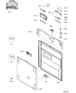 Схема №2 GMX 51405 с изображением Панель для электропосудомоечной машины Whirlpool 482000023889