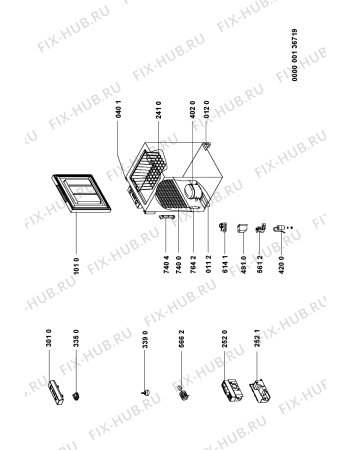Схема №1 AFE 910/H с изображением Дверка для холодильника Whirlpool 481241618679
