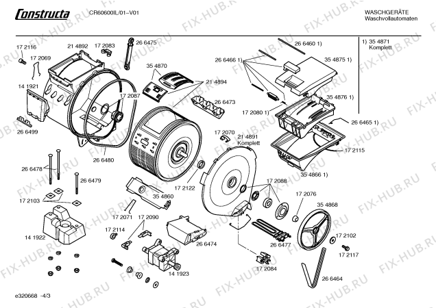 Схема №4 CR60600IL CR60600 с изображением Соединительный кабель для стиралки Bosch 00174951