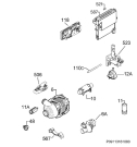 Схема №2 F88060IM0P с изображением Насос (помпа) для посудомоечной машины Aeg 140000443048