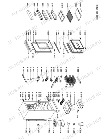 Схема №1 ARL 484/G с изображением Электрокомпрессор для холодильника Whirlpool 481936038715