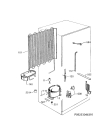 Схема №1 SCB61812LS с изображением Гидрошланг для холодильника Aeg 2230428522