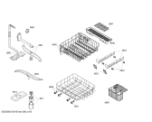 Схема №6 SRS45E32GB с изображением Модуль управления для посудомоечной машины Bosch 00643597