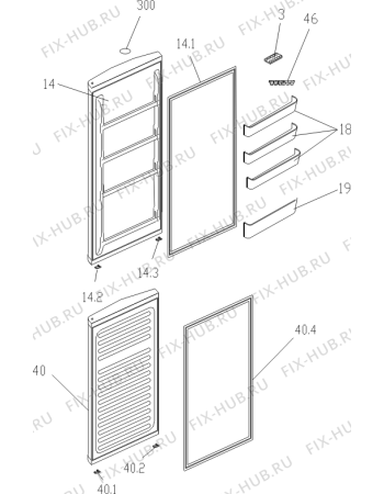 Взрыв-схема холодильника Gorenje RK4172ANW (730541, HZS29293) - Схема узла 02