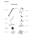 Схема №2 RO1783R1/4Q0 с изображением Крышка для мини-пылесоса Rowenta RS-RT9938