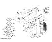 Схема №5 BD6040VNF с изображением Крышка для холодильной камеры Bosch 00449349