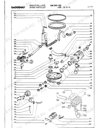 Схема №19 GM265160 с изображением Диск для посудомойки Bosch 00322975