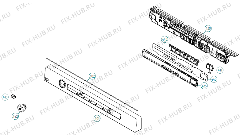 Взрыв-схема стиральной машины Asko T784HP RU   -White (369460, TD70.2) - Схема узла 04