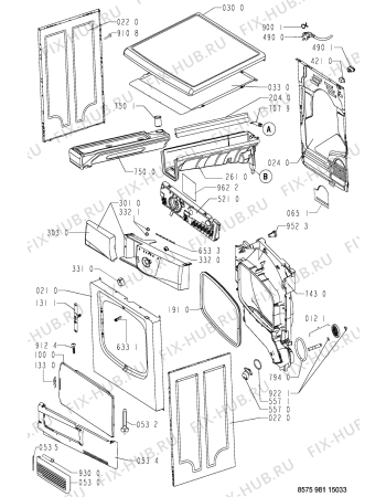Схема №2 AWZ98133 (F092471) с изображением Инструкция по обслуживанию для стиральной машины Indesit C00371501
