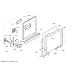 Схема №4 SGU69T05EU с изображением Передняя панель для электропосудомоечной машины Bosch 00445530