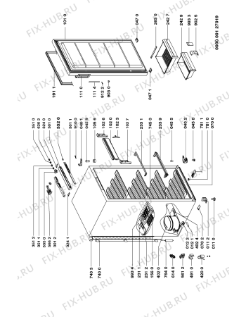 Схема №1 GKC 2143/2 с изображением Фиксатор для холодильника Whirlpool 481240478261