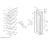 Схема №2 GSN36BW30 с изображением Дверь морозильной камеры для холодильника Bosch 00712248
