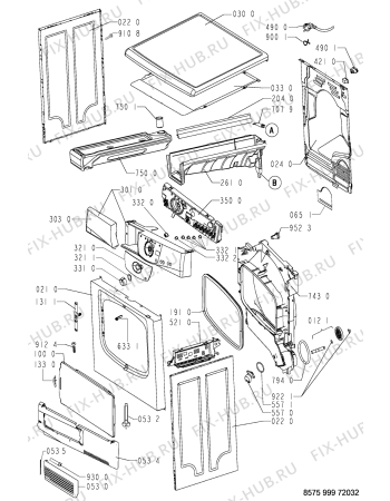 Схема №2 AQUASENCE C с изображением Декоративная панель для сушильной машины Whirlpool 481245215021