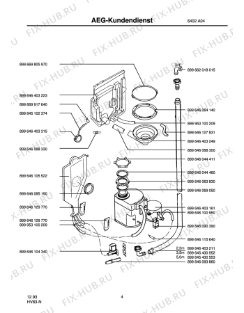 Взрыв-схема посудомоечной машины Unknown QB412W   911 3701-19 - Схема узла Section3