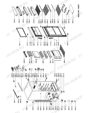 Схема №1 ART 945/G с изображением Термостат для холодильника Whirlpool 481927129101