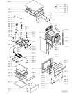 Схема №1 C 290 BS с изображением Обшивка для плиты (духовки) Whirlpool 481945358903