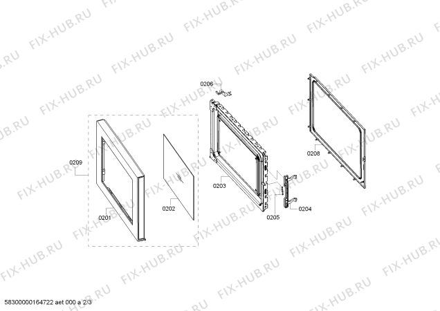 Схема №3 HMT84G651B с изображением Панель для микроволновки Bosch 00740186