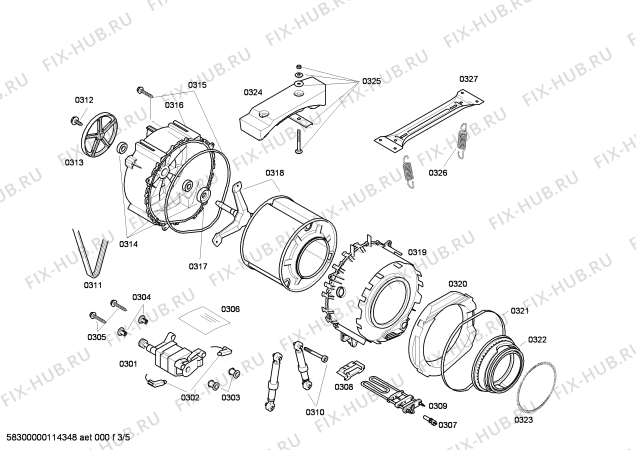 Схема №4 WM12E191 ExtraKlasse E12.19 с изображением Панель управления для стиралки Siemens 00670699