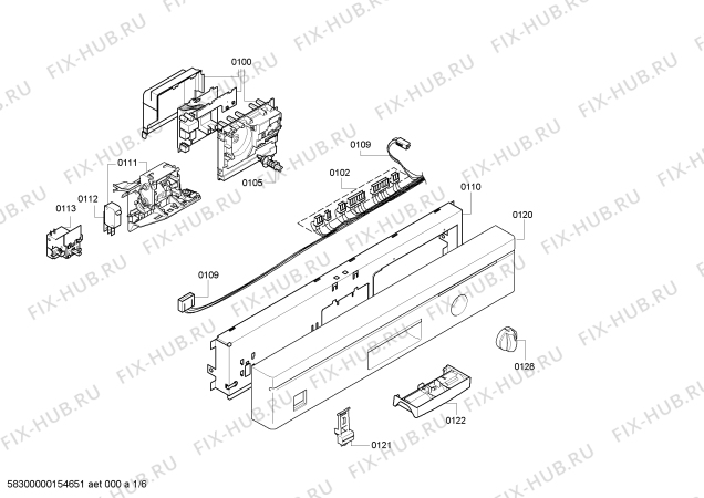 Схема №5 ATS-150E с изображением Краткая инструкция для электропосудомоечной машины Bosch 00537104