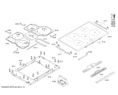 Схема №2 T43SW8N1 с изображением Стеклокерамика для электропечи Bosch 00686527