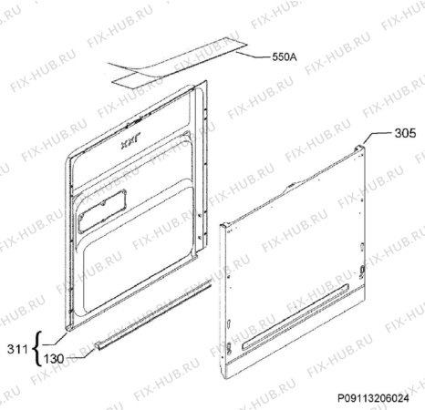 Схема №10 F98870VI1P с изображением Микромодуль для посудомойки Aeg 973911437316103