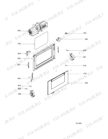 Схема №4 MWH422AX (F058856) с изображением Руководство для плиты (духовки) Indesit C00275574
