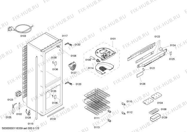 Схема №2 RB280900 с изображением Компрессор для холодильника Siemens 00144443