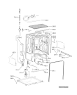 Схема №5 ADG 7580/1 IX с изображением Панель для посудомоечной машины Whirlpool 481010600793