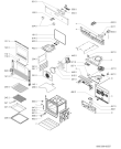 Схема №1 OVC10S (F091105) с изображением Наставление для духового шкафа Indesit C00371145