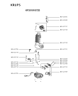 Схема №2 KP301910/7Z0 с изображением Крышечка для электрокофеварки Krups MS-622915