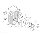 Схема №5 WM08E262BC IQ100 varioPerfect с изображением Панель управления для стиралки Siemens 00708521